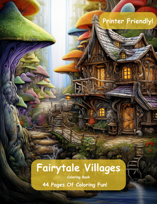 Fairytale Villages Coloring Book