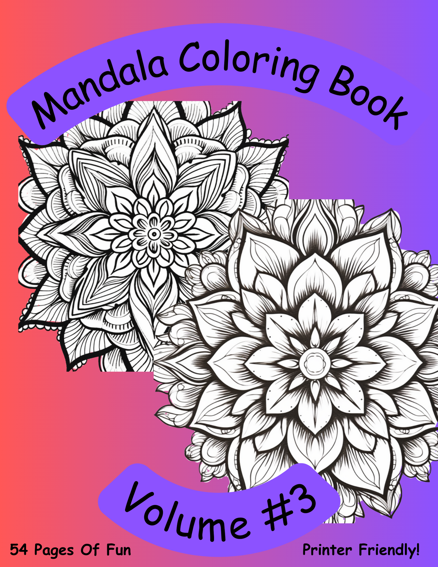 Classic Mandala Coloring Book Vol #3