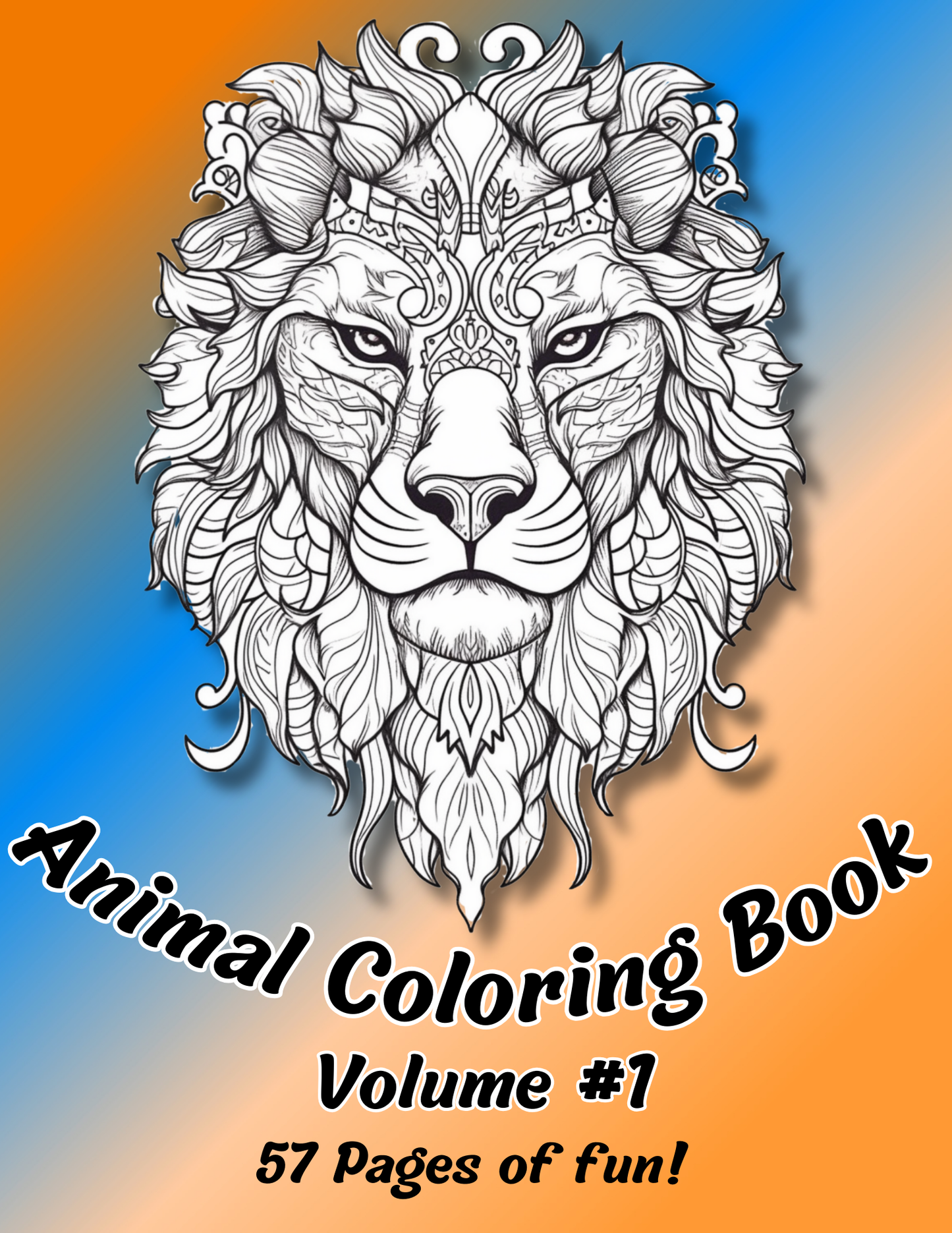 Animal Coloring Book Vol #1