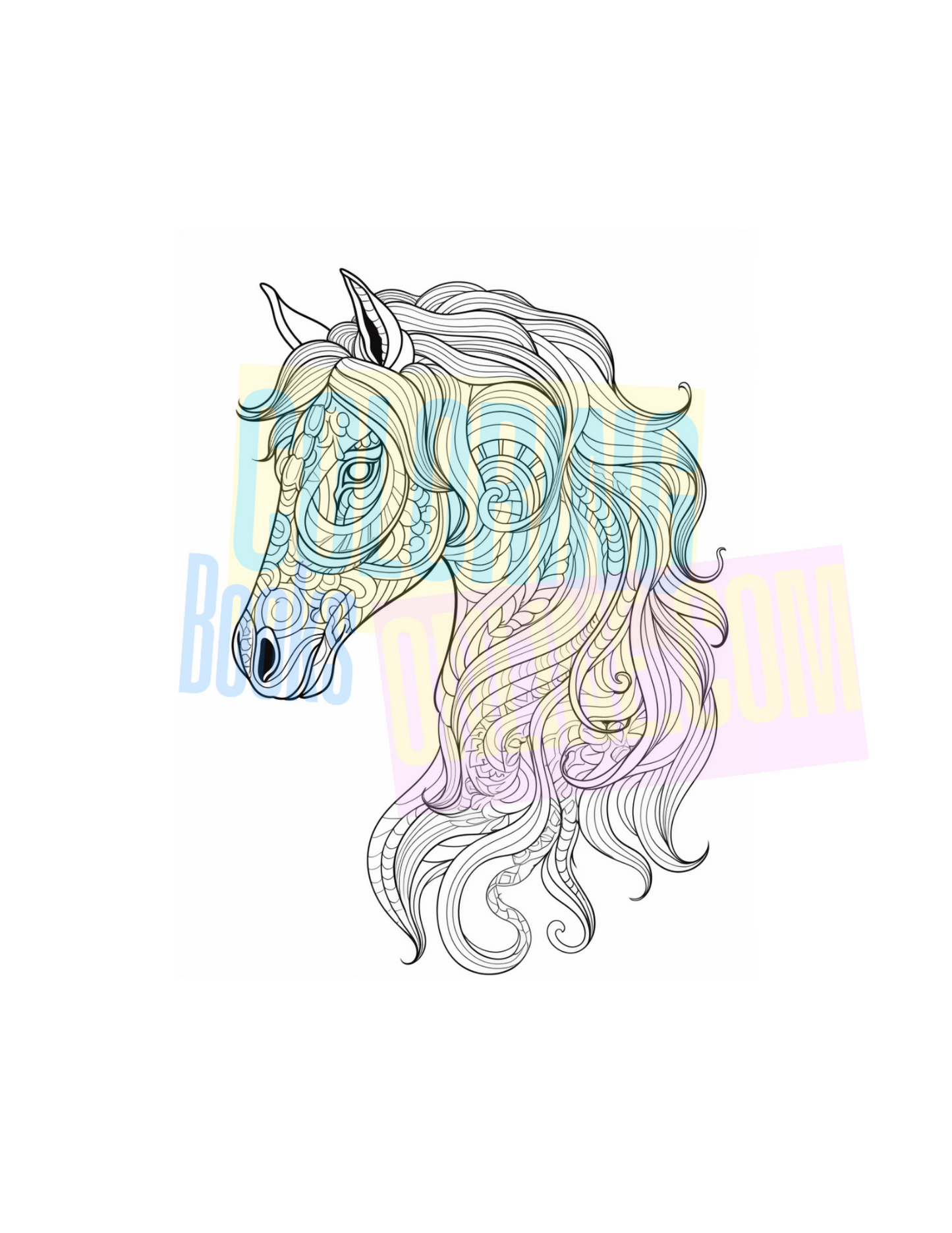 Horse Coloring Book Vol #3