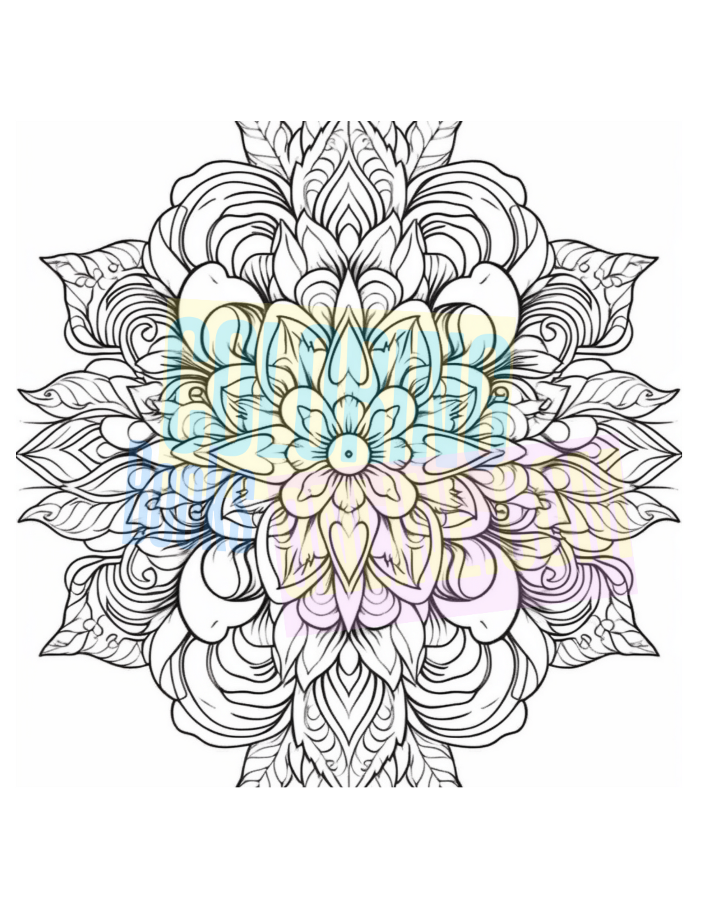 Classic Mandala Coloring Book Vol #1