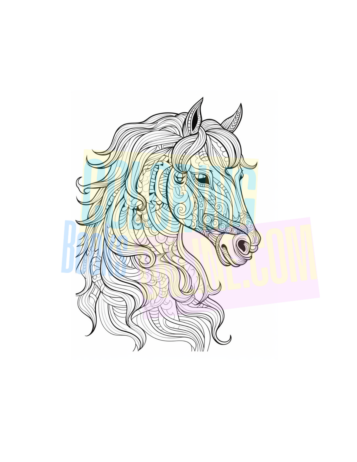 Horse Coloring Book Vol #2