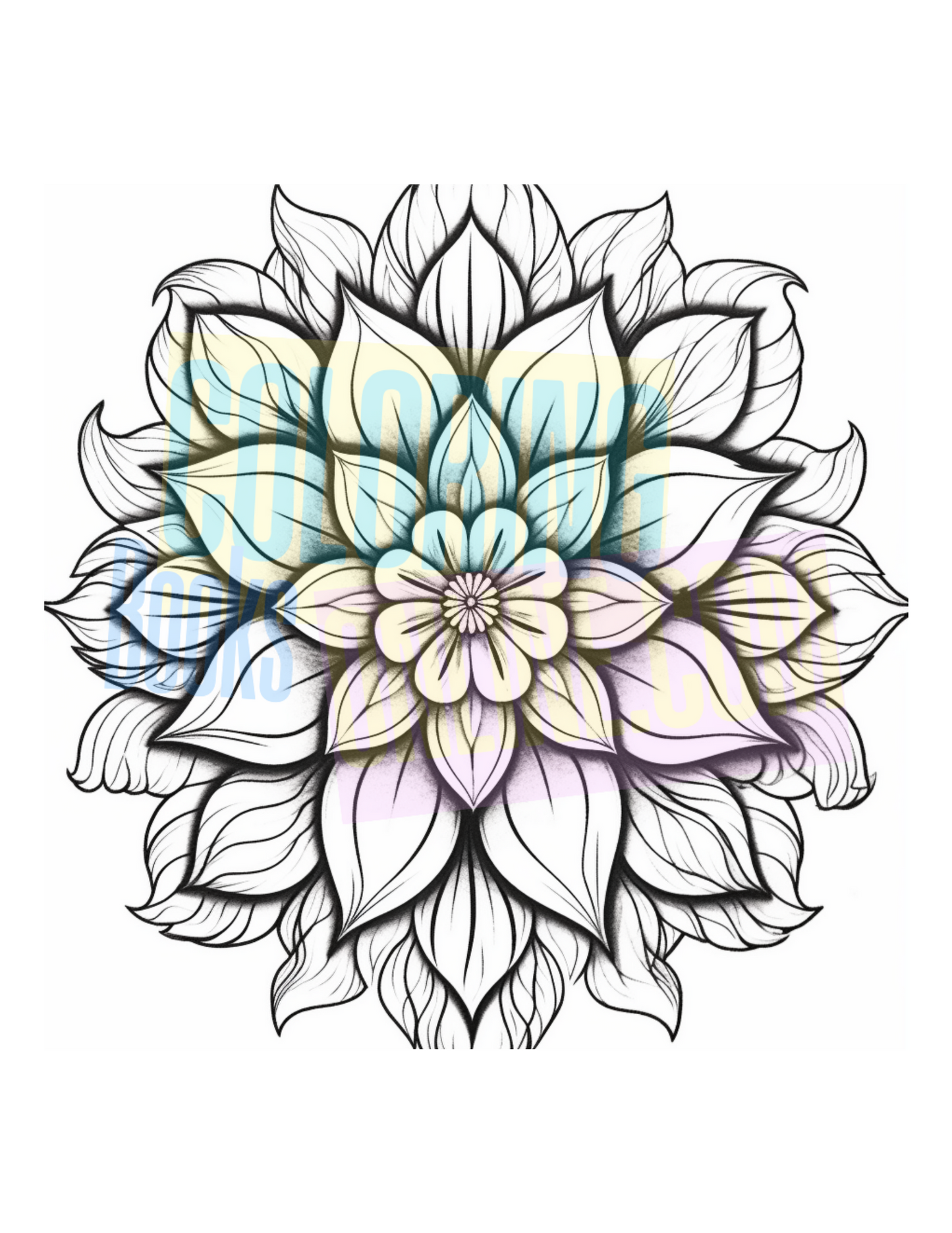 Classic Mandala Coloring Book Vol #1