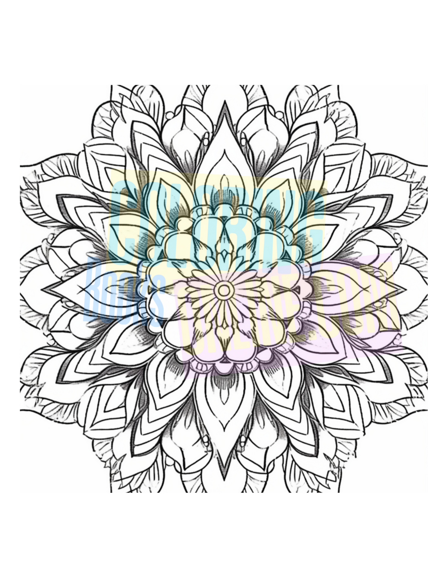 Classic Mandala Coloring Book Vol #1
