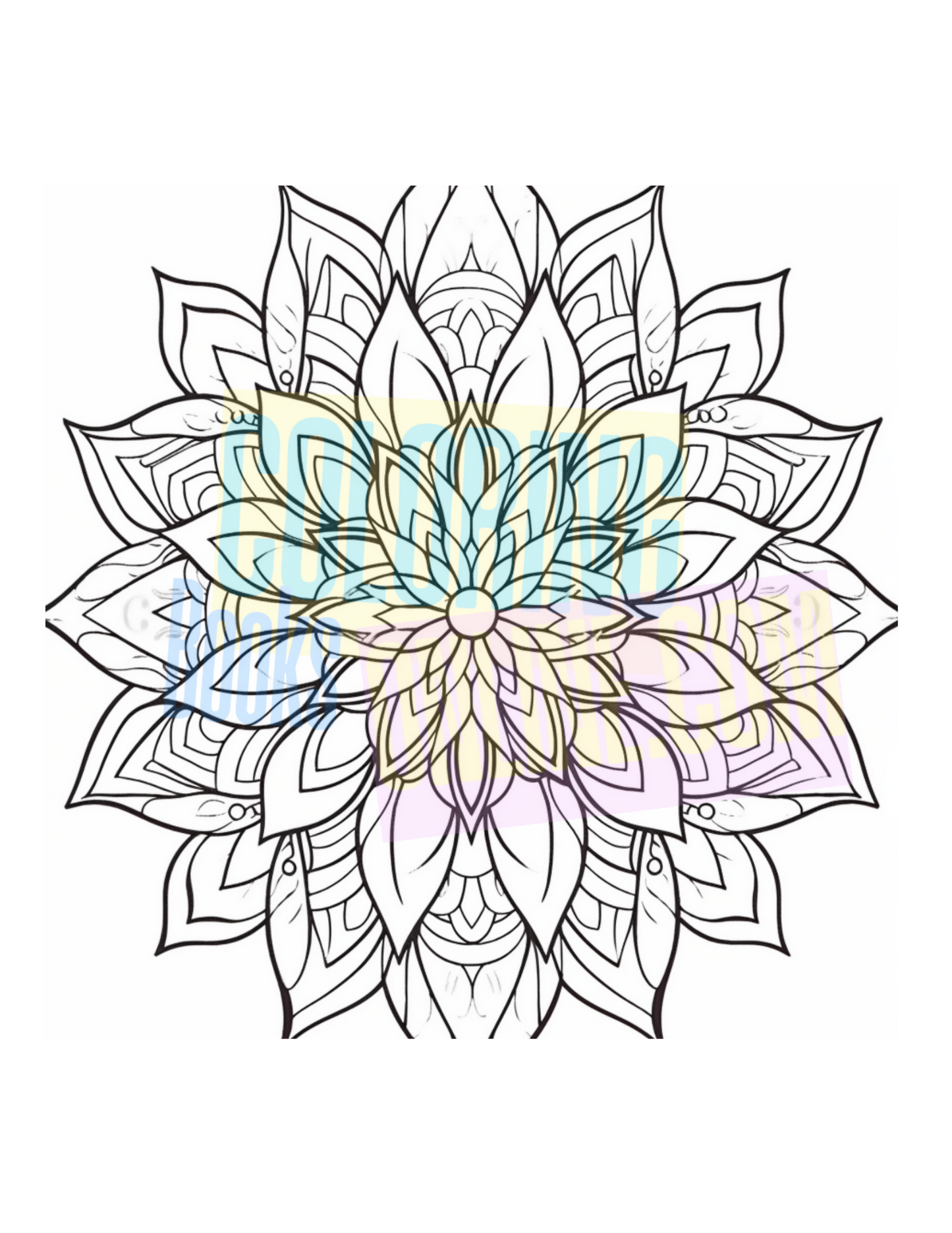 Classic Mandala Coloring Book Vol #2
