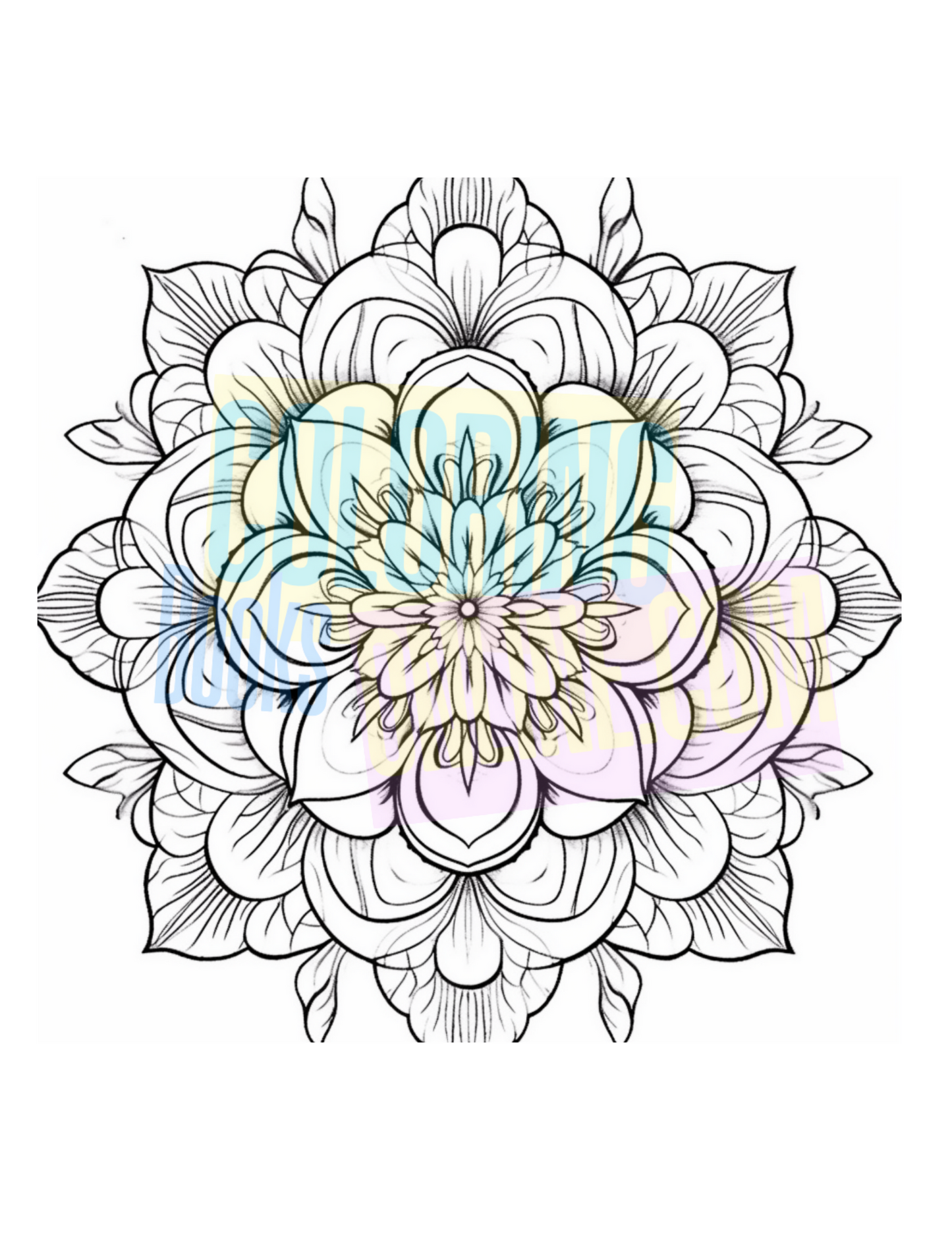 Classic Mandala Coloring Book Vol #3
